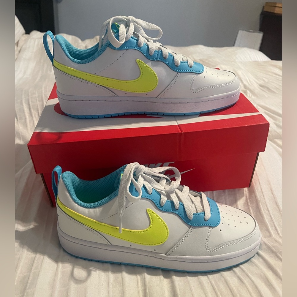 NWT and Box Nike Volt/Blue Shoes